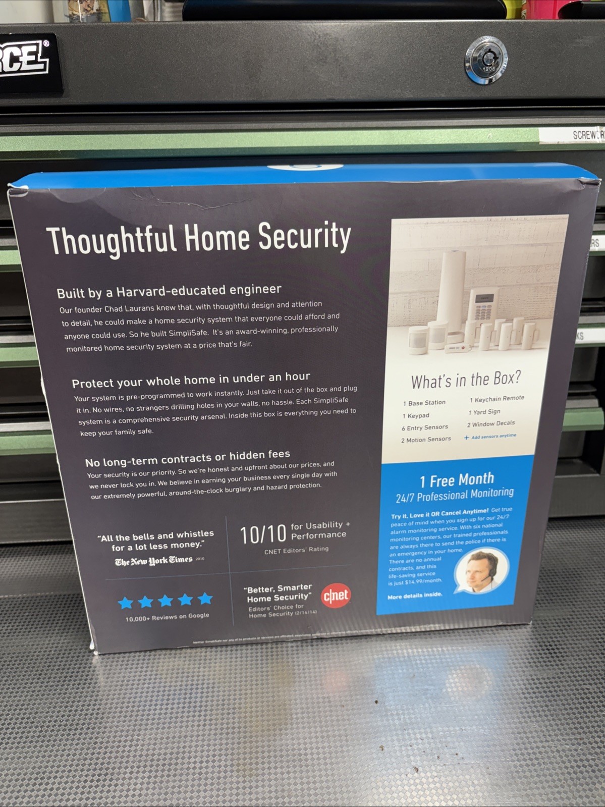 SimpliSafe “Defend” Home Security System 11-pc. New In Original Box