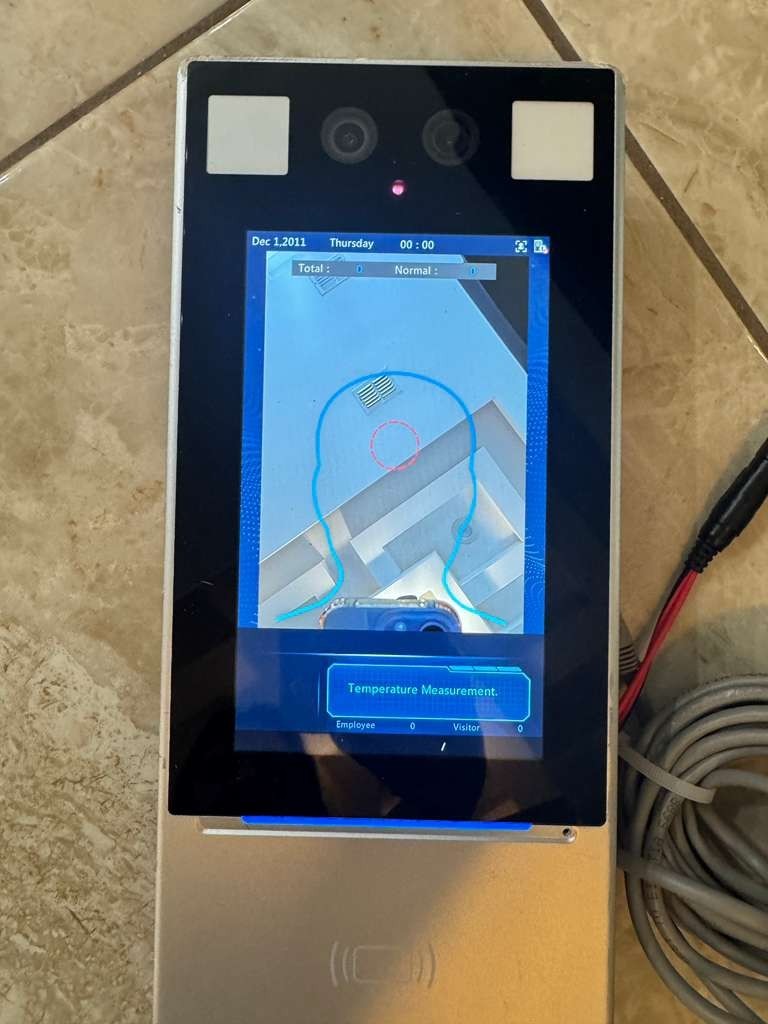 UNV OET-213H-BTS1-BD Face Recognition Access Control Terminal with a Digital Det