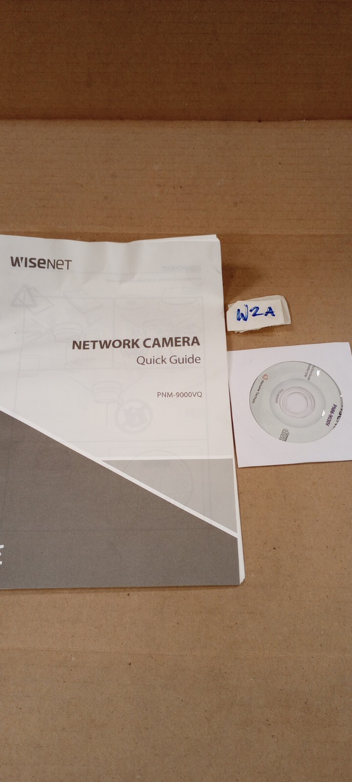 WiseNet used DEMO PNF-9010RN 12mp Fisheye IP Camera Hanwha Techwin