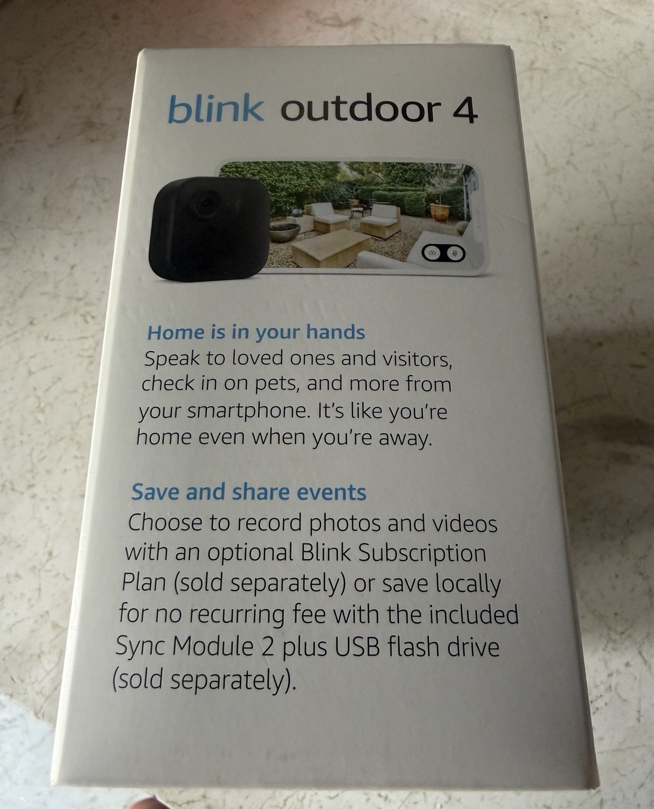 Blink Outdoor 4 Wireless 5-Cam System 1080p Night Vision, Sync Module & Mounts