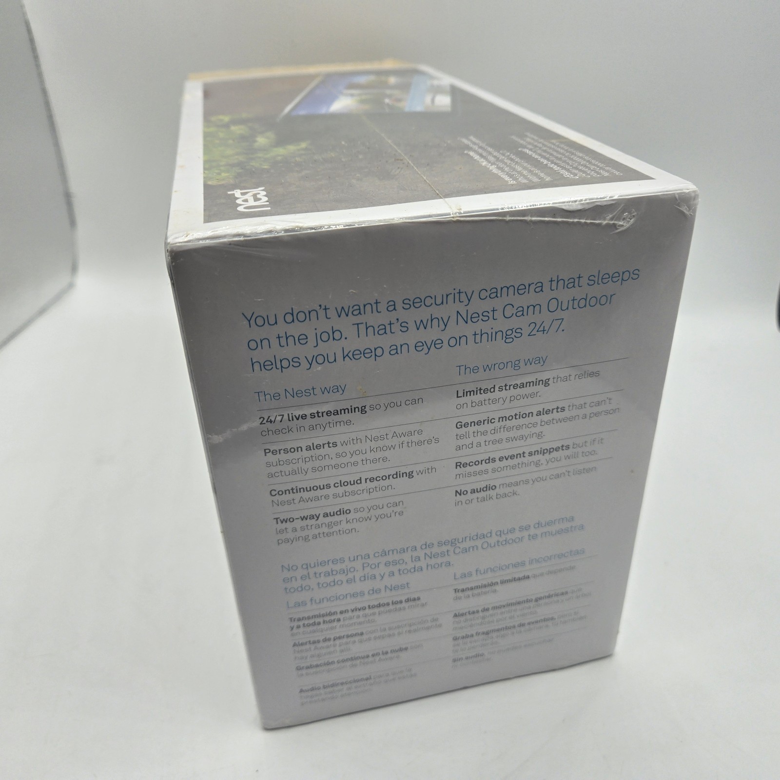 New Sealed Nest Cam Wired Outdoor 1st Generation A0033 NC2100ES 2-Pack