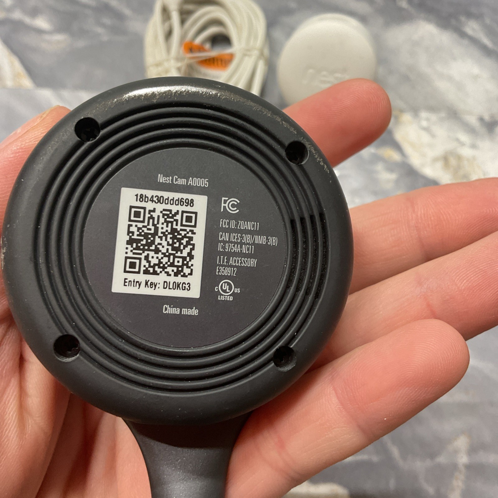 Google Nest Cam (NC1102ES) Indoor Security Camera Black A0005