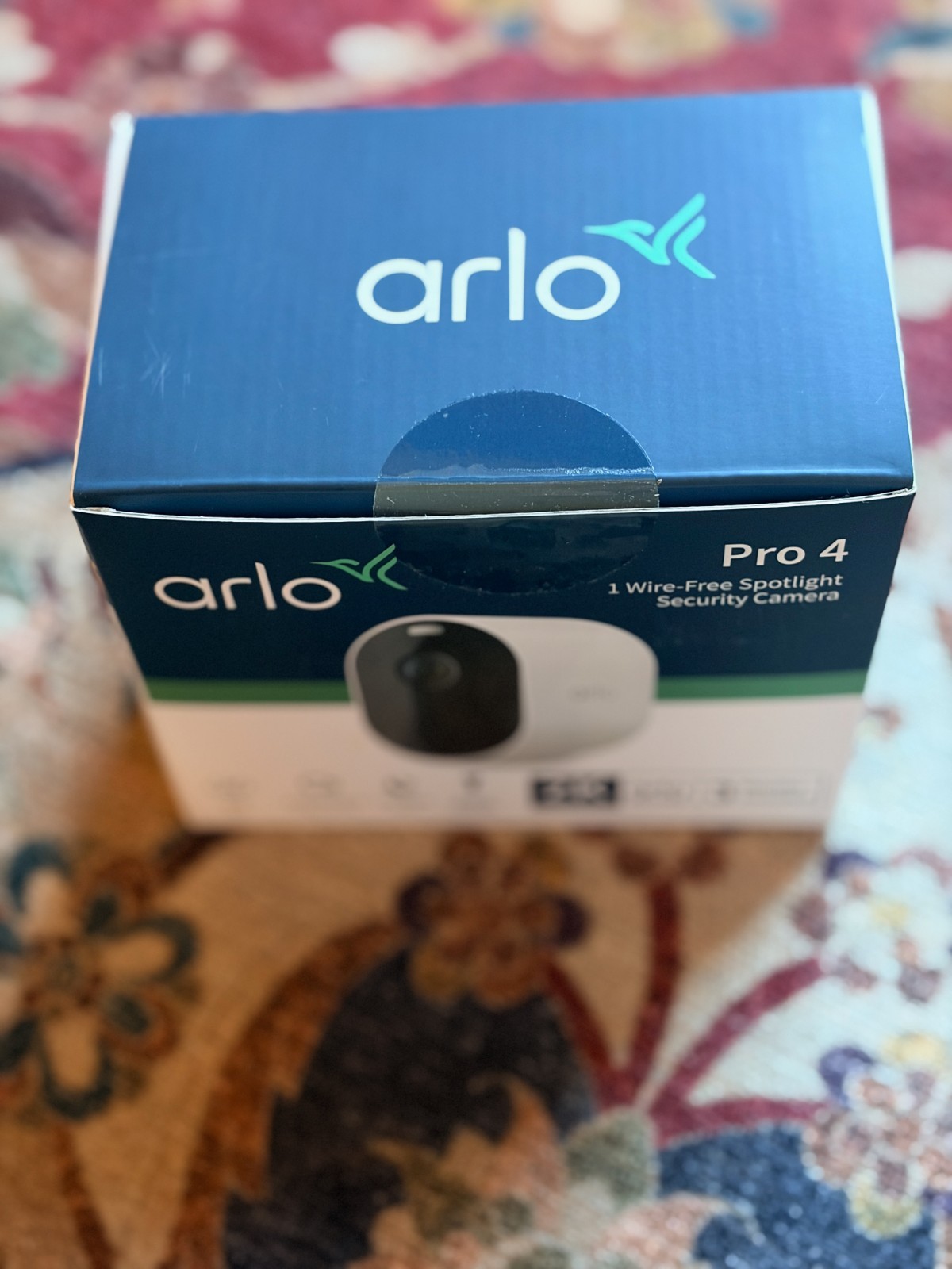 Arlo Pro 4 Wire Spotlight Security Camera – VMC4250P100NAS – White