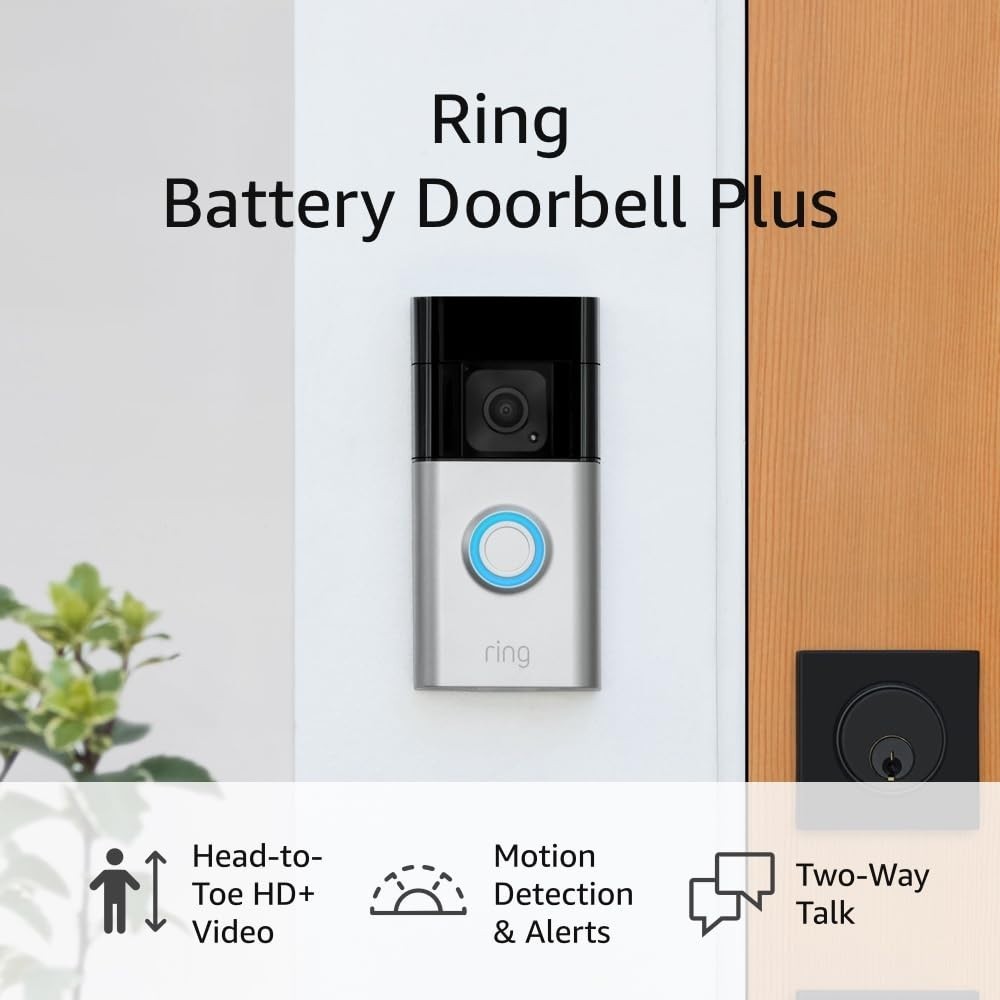 Ring Alarm eero Pro 6 WiFi 9 Piece Security System with Battery Doorbell Plus