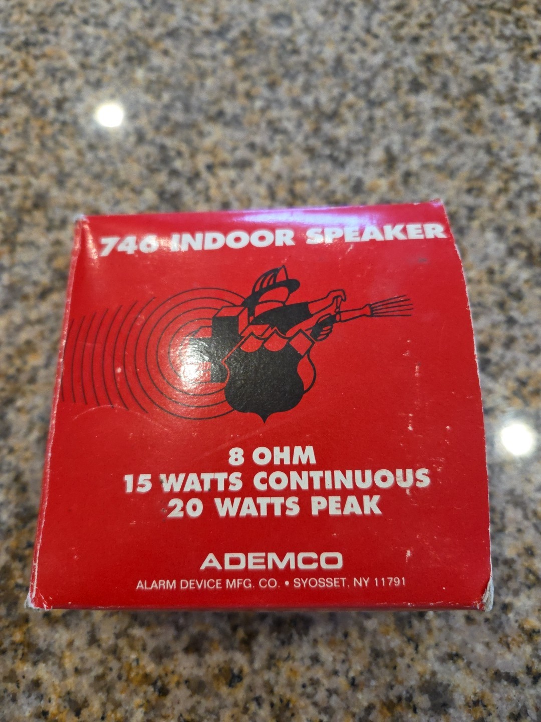 Honeywell Ademco 746 Indoor Wall Mount Speaker, 20 Watt peak – 15 watts cont