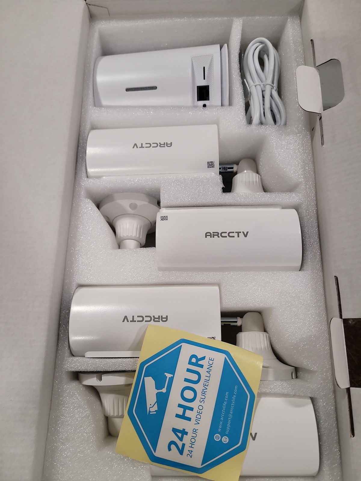 ARCCTV Solar Battery Power Security Camera Wireless System Outdoor WiFi IP CCTV