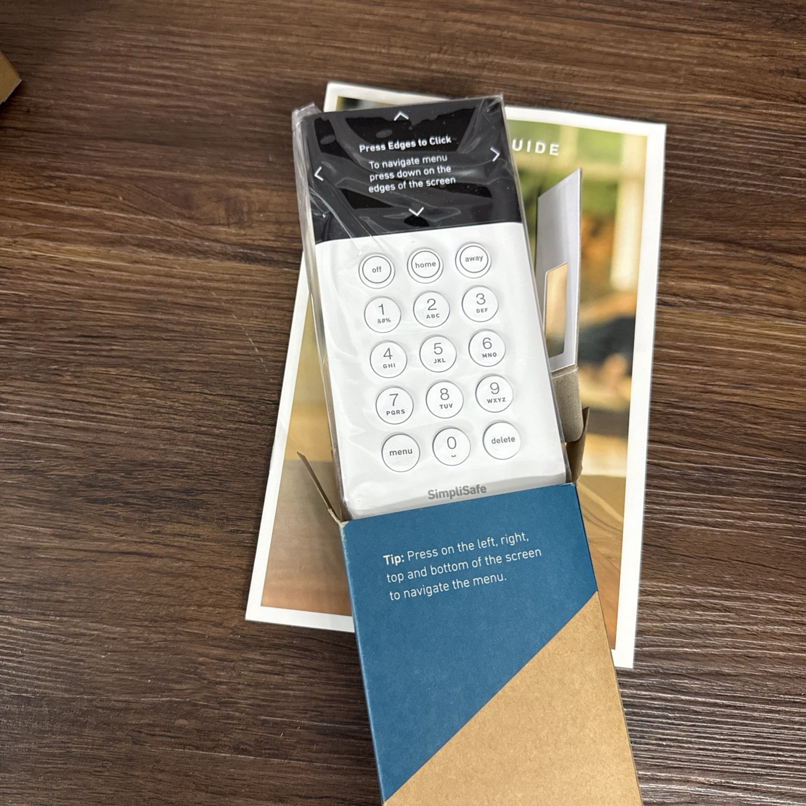 SimpliSafe Home Security System Wireless Security Keypad Base KP3W 3rd Gen White