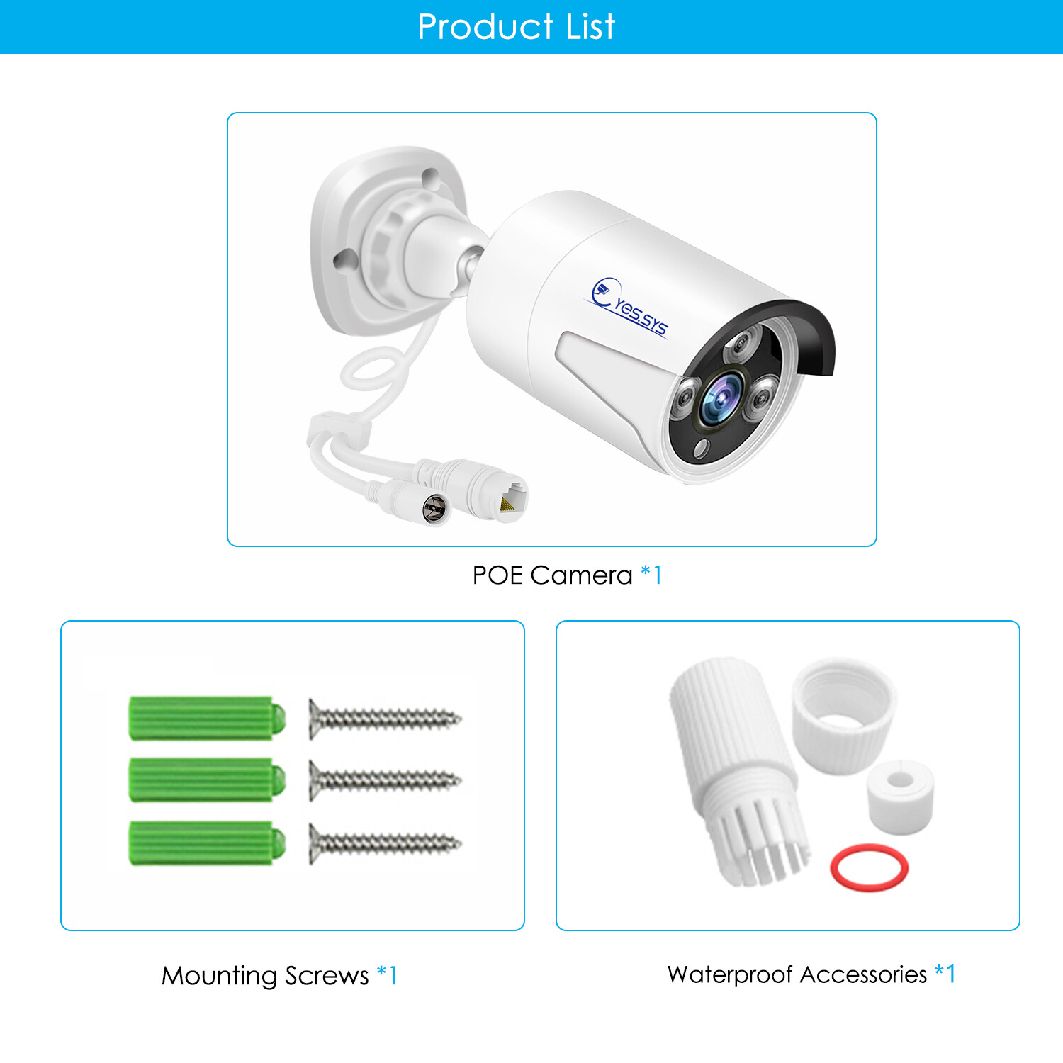 Compatible Hikvision 4K Ultra 8MP PoE ColorVu 2.8mm Lens Security Camera NVR