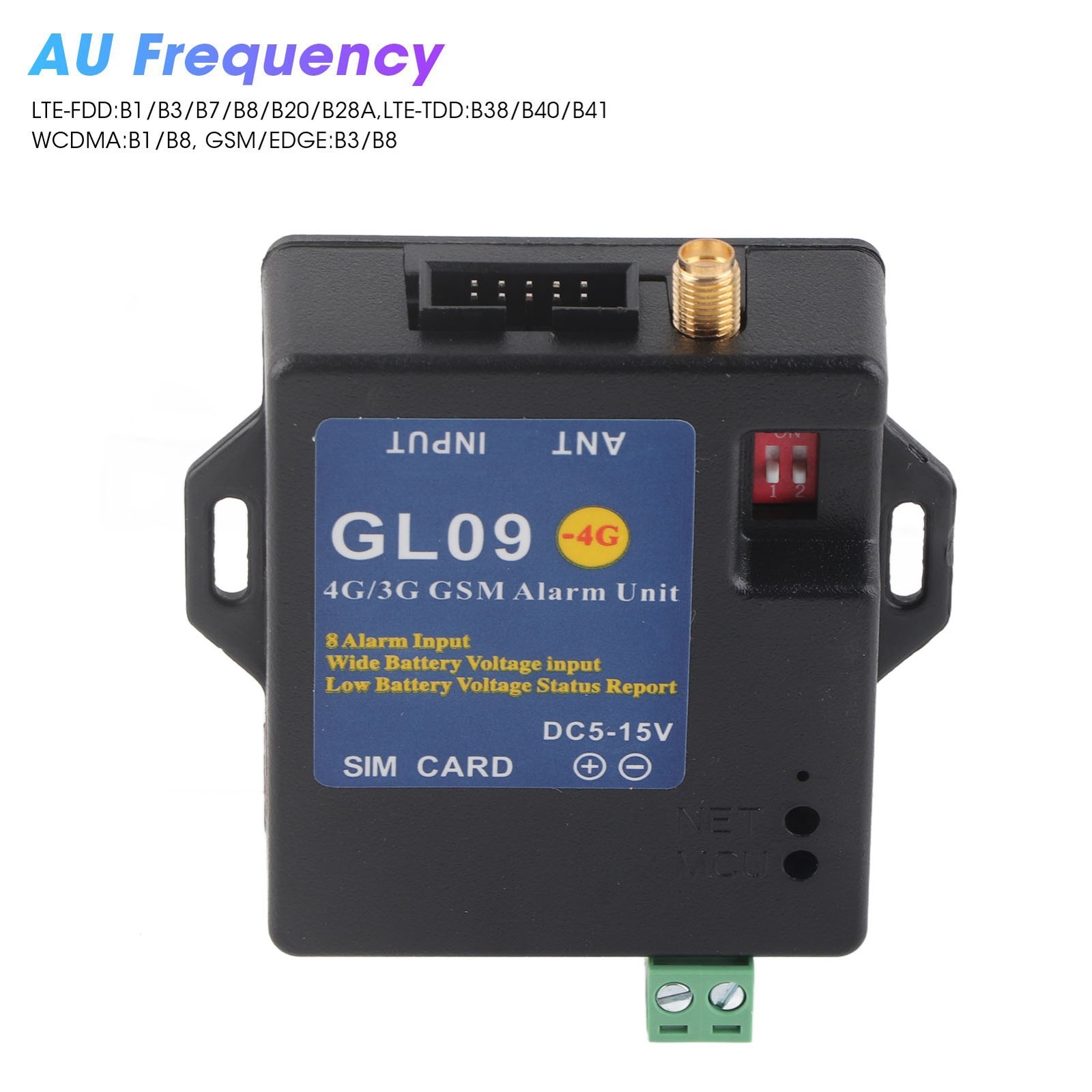 4G/3G/GSM Alarm Security System Alert Module 8‑Channel Input Low Consumption CRY
