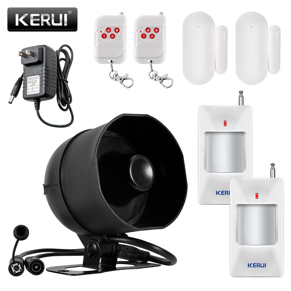 Loudly Speaker Alarm System 120db Siren Tuya WIFI Burglar Home Security Alarm