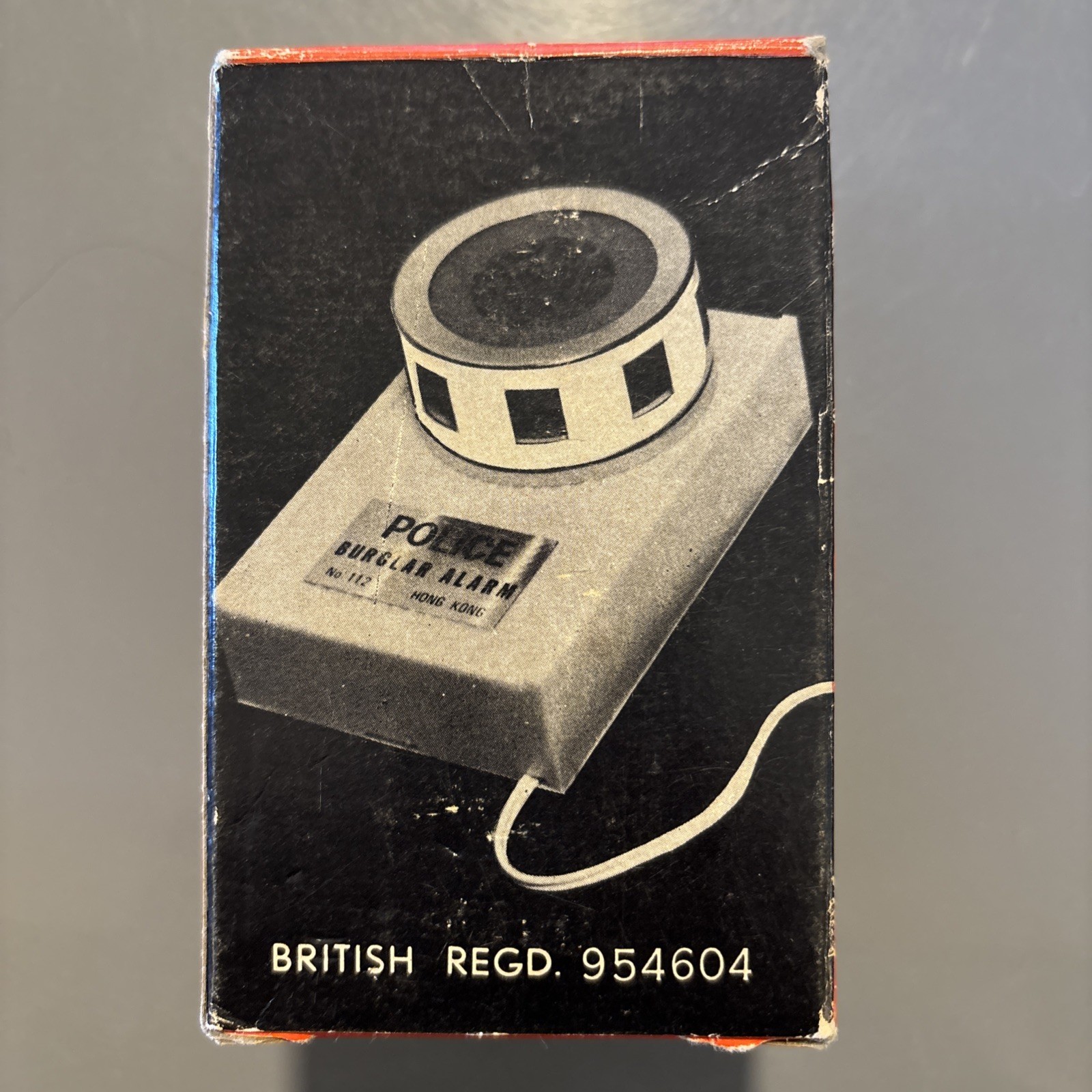 Vintage British Police Burglar Alarm No. 112 Battery Operated Door Window Siren