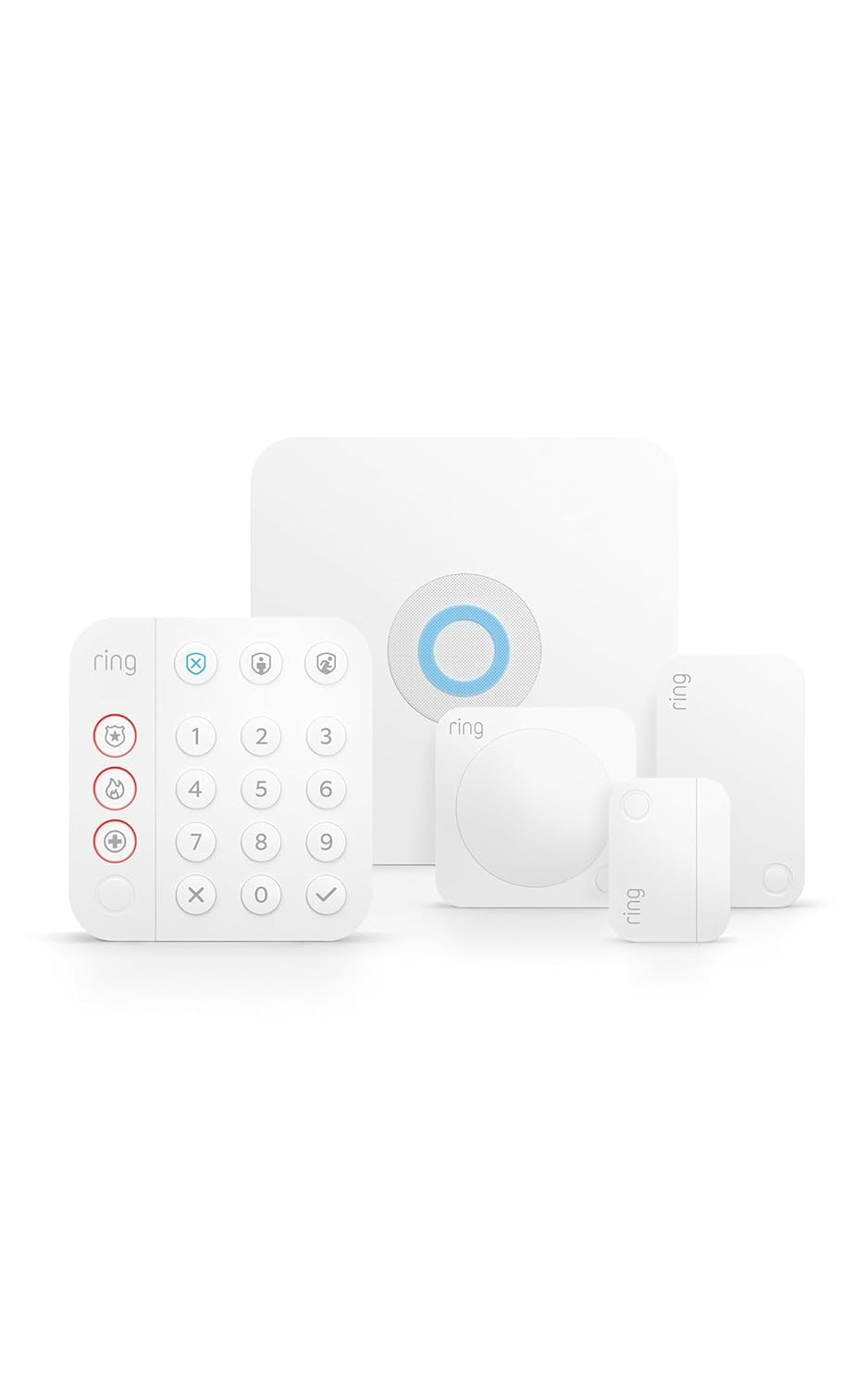 Alarm 5-Piece Kit (Newest Model), Wireless Smart Home or Business Security Syste