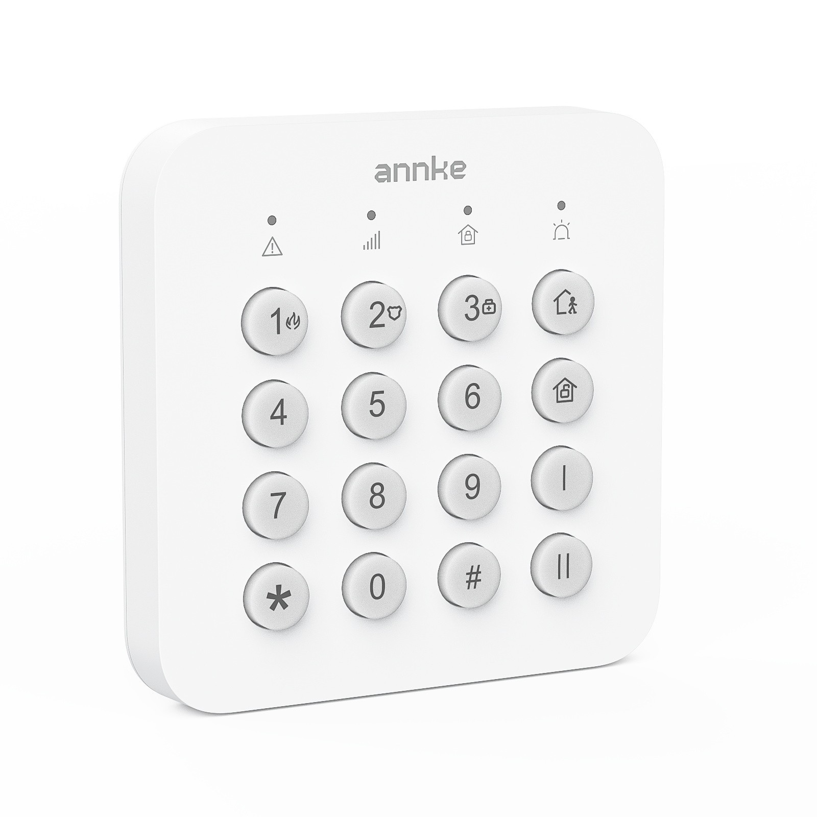 ANNKE Wireless Security Alarm System 2.4G/5.8G WiFi 24/7 Recording Smoke PIR Kit