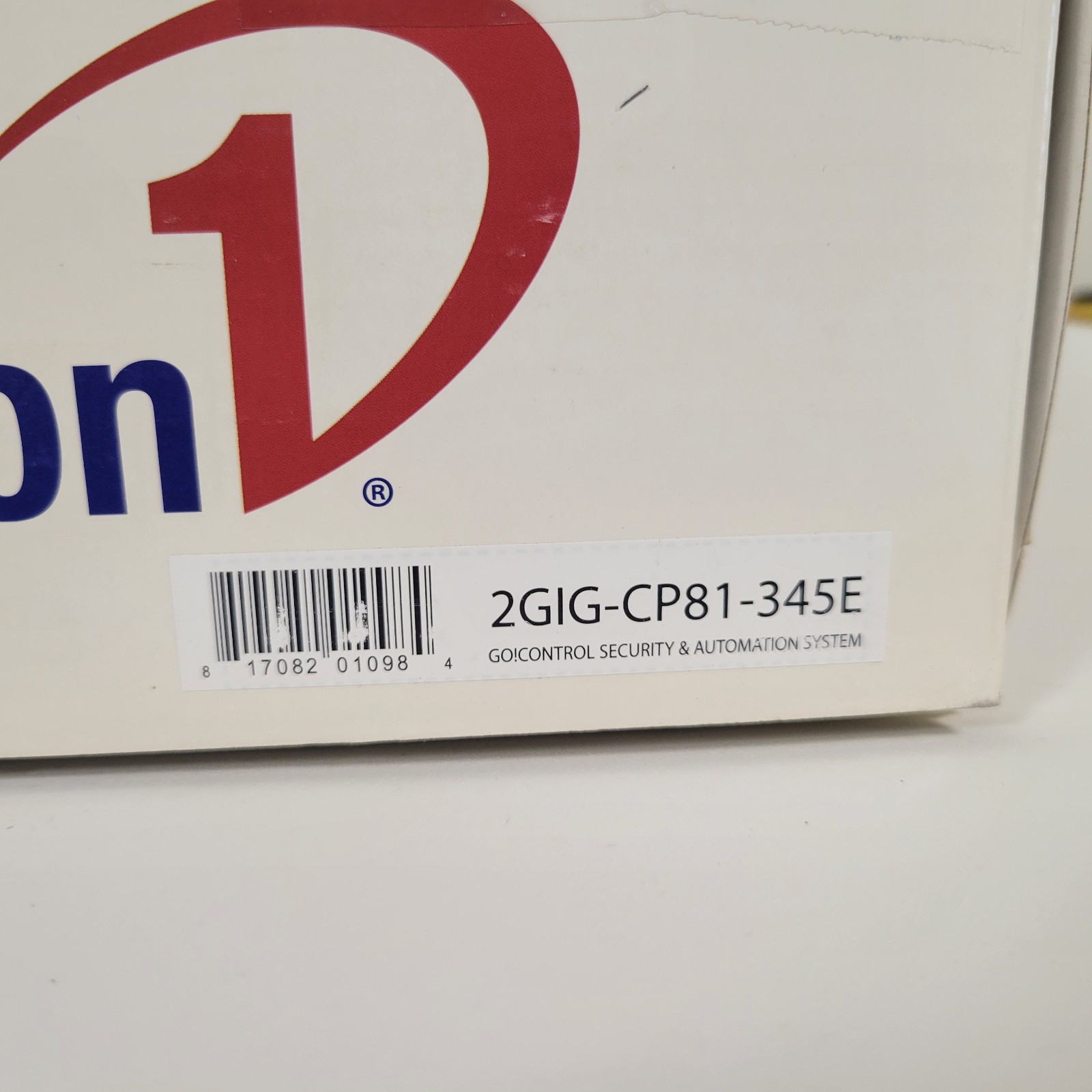 2GIG-CP81-345 Gocontrol Security and Automation System Control Panel