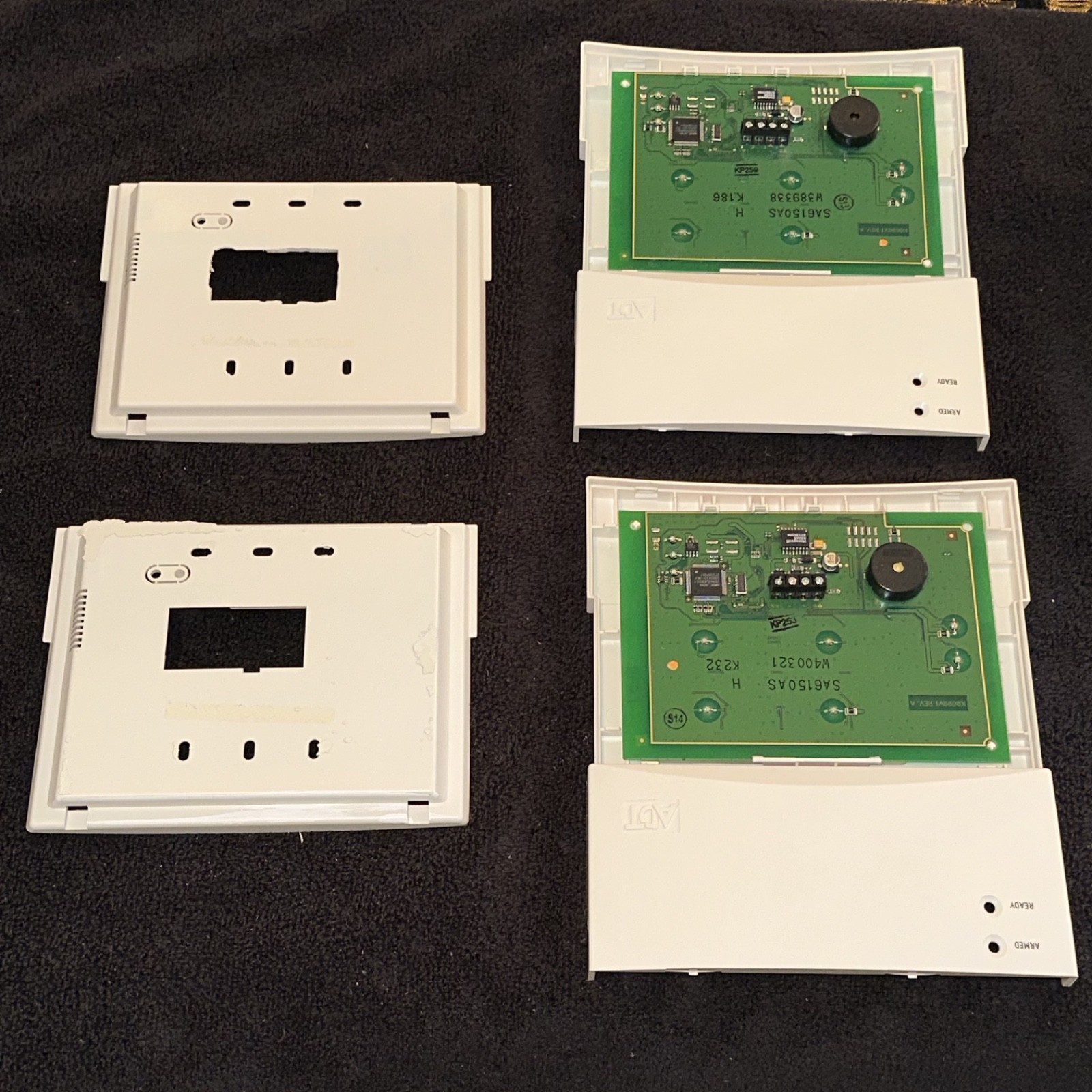 Lot of 2 ADT Safewatch Pro 3000 Security Keypads 6150ADT Power Tested Used Bundl