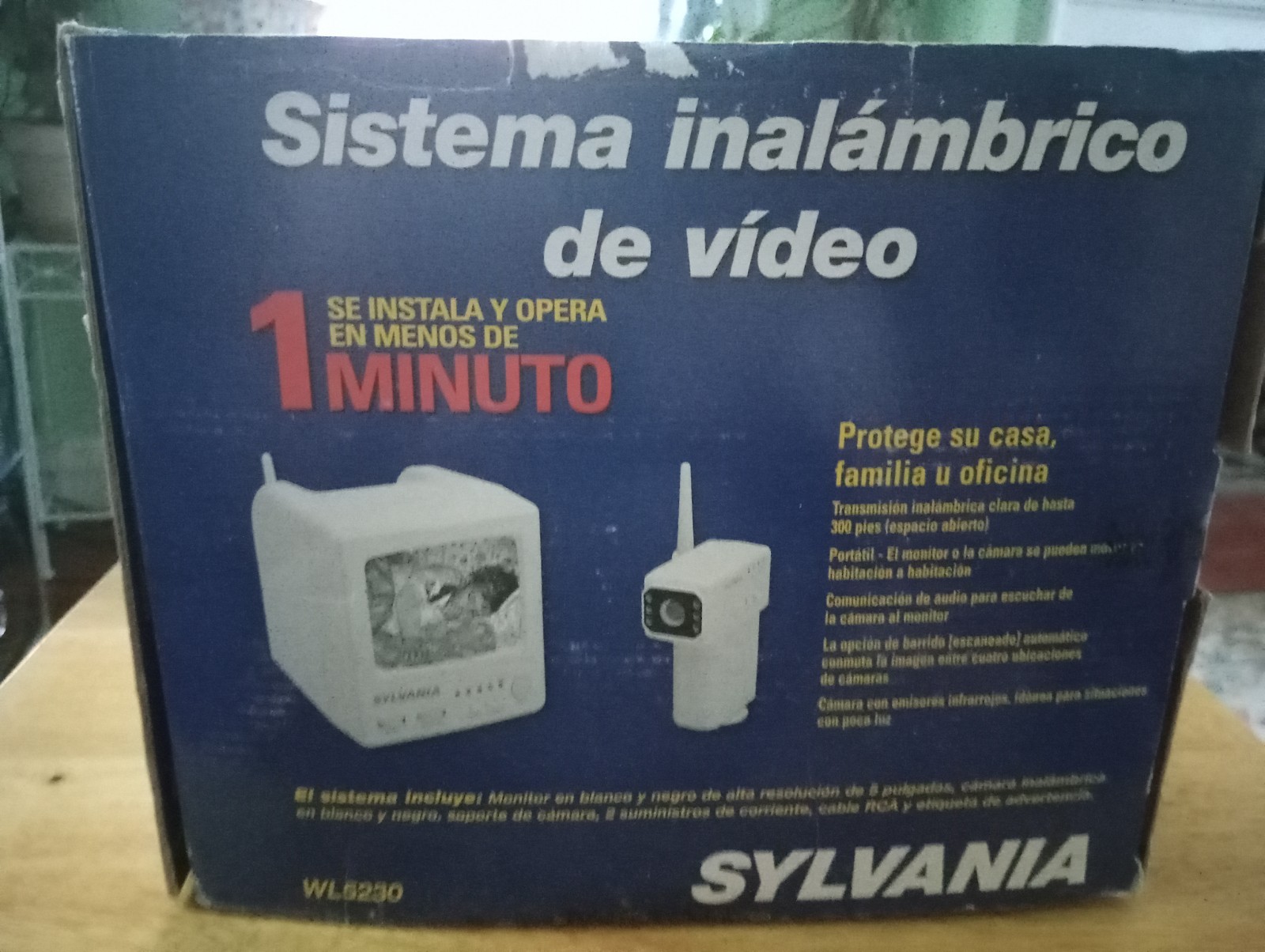Sylvania WL5230 2.4 GHz Wireless B/W Video System New in the box