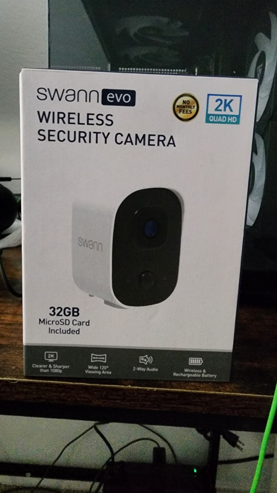 Swann Outdoor Indoor Security Camera With 32 GB SD card Included