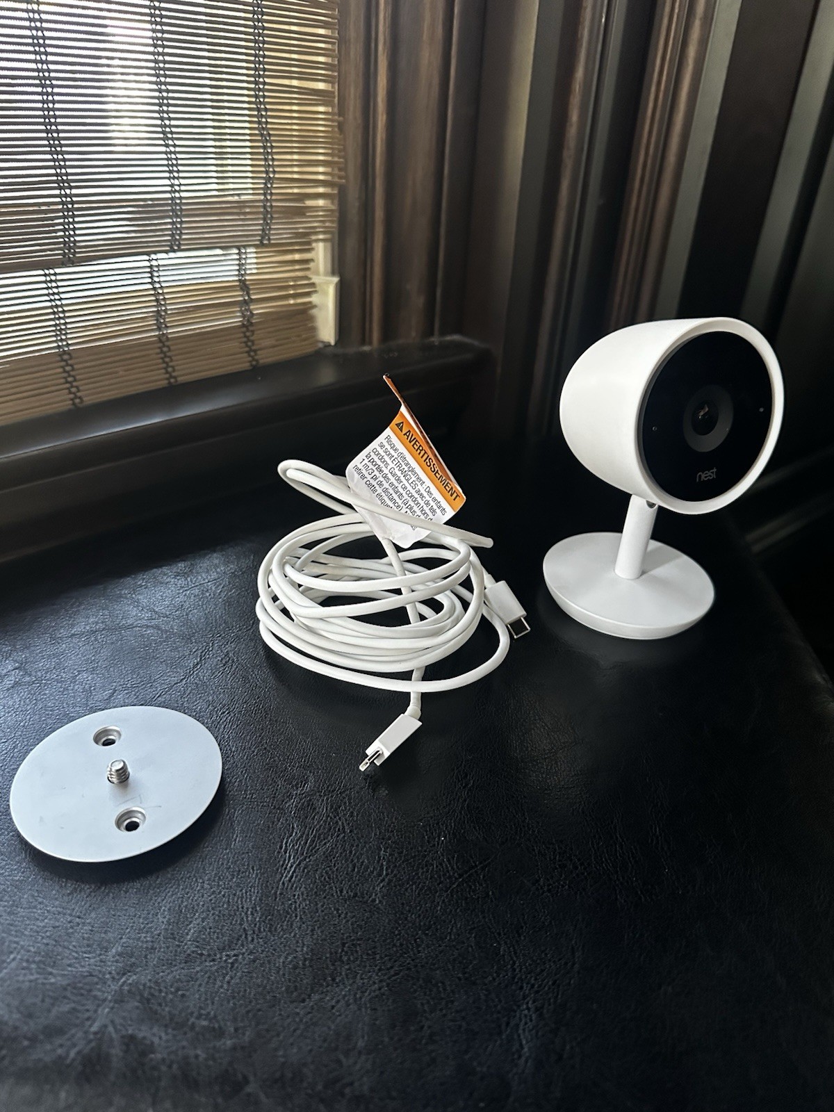 Google Nest Cam IQ Indoor Smart Security Camera 4K Sensor w/ Google Assistant