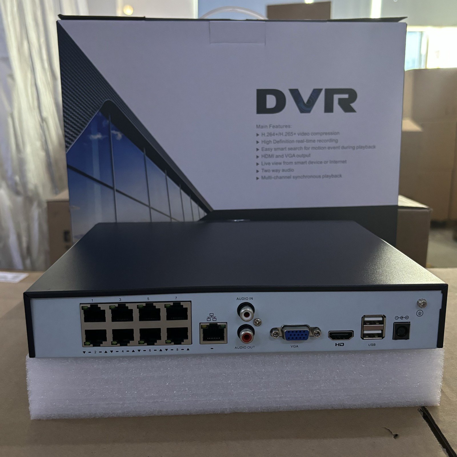 Vikylin 4K 8MP 12MP 8CH NVR IR Security IP Camera 8PoE MIC Outdoor System US Lot