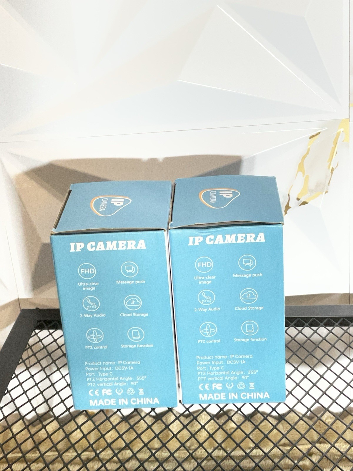 WiFi Indoor IP Camera 2-Pack 1080p PTZ Control 2-Way Audio Cloud iPhone/Android