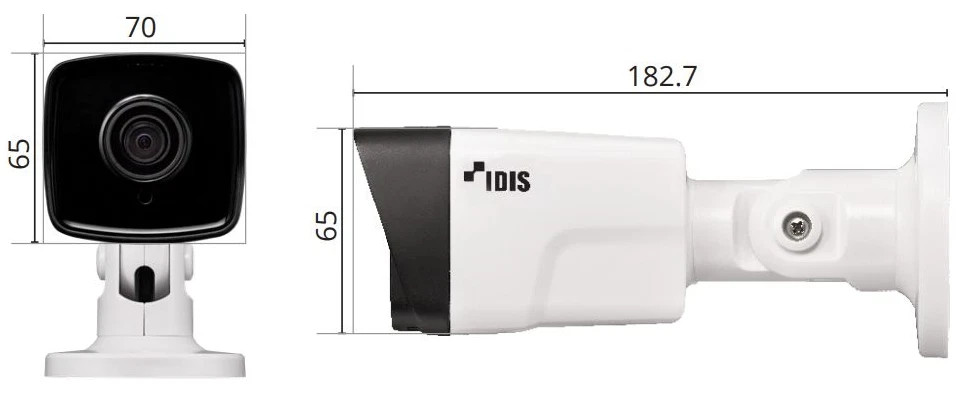IDIS Camera DCT4217WRX Full HD 1080P IR Bullet Camera 2.8mm