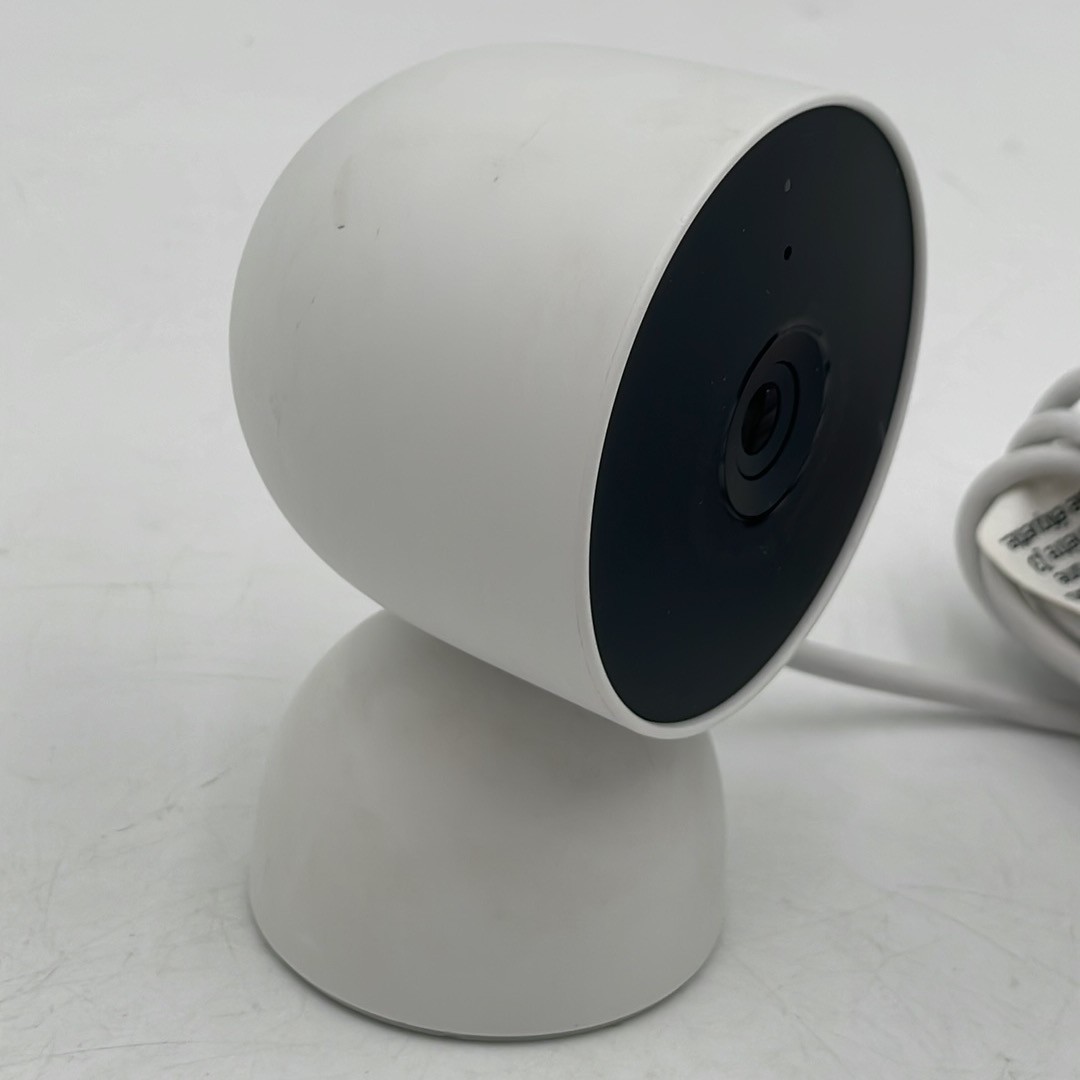 Google indoor Nest Security Cam 1080p (Wired) – 2nd Generation – Snow