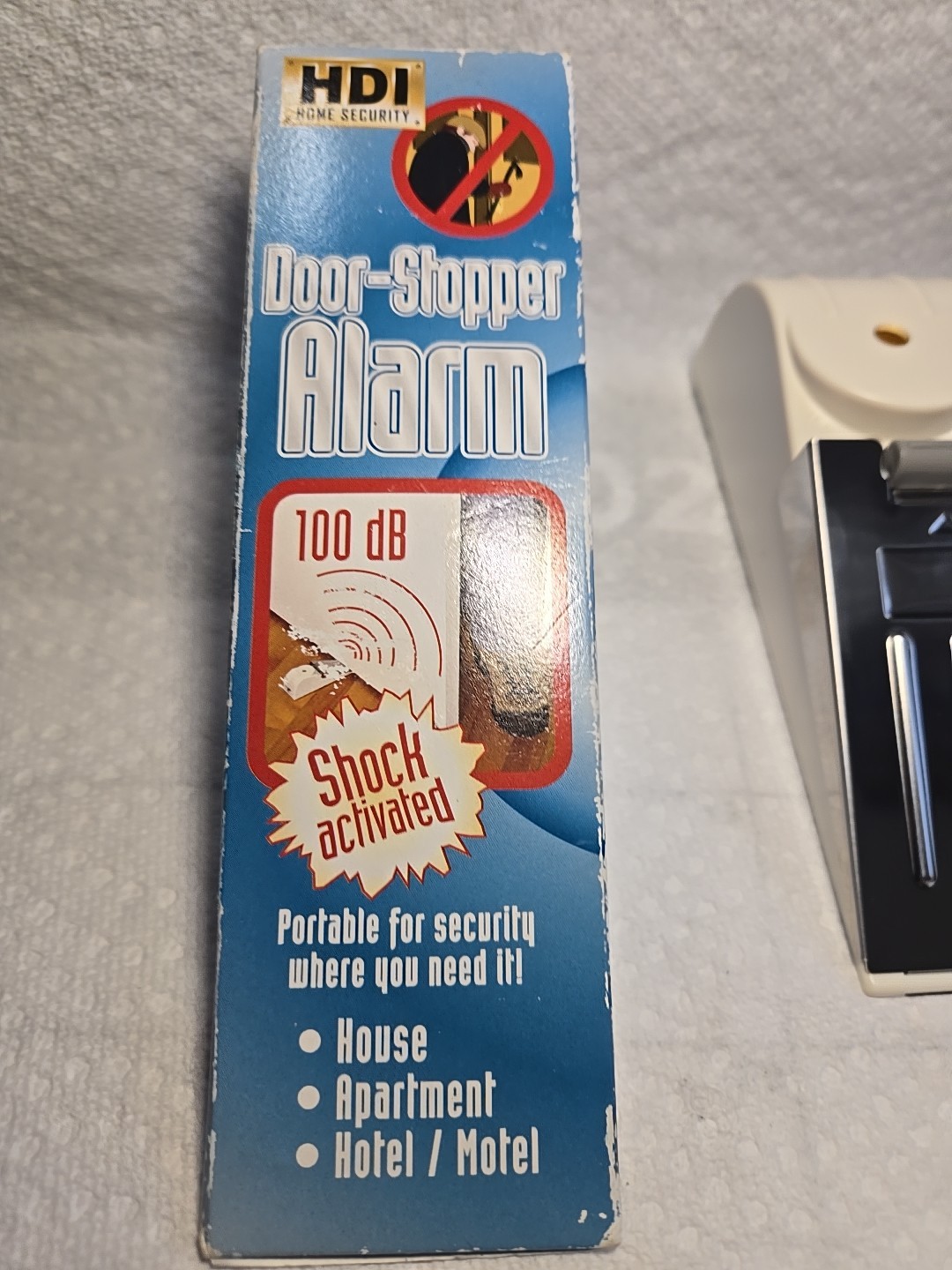 Door Stop Alarm Portable Security Hotel Door Stopper Alarm for Travel. Tested