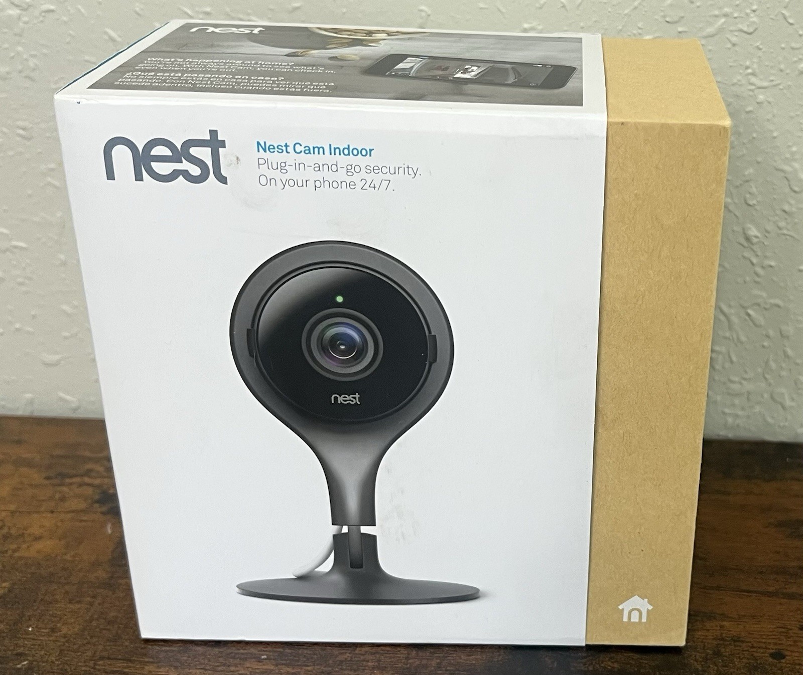 Nest Cam Indoor Smart Security Camera Model NC1102ES – Black –