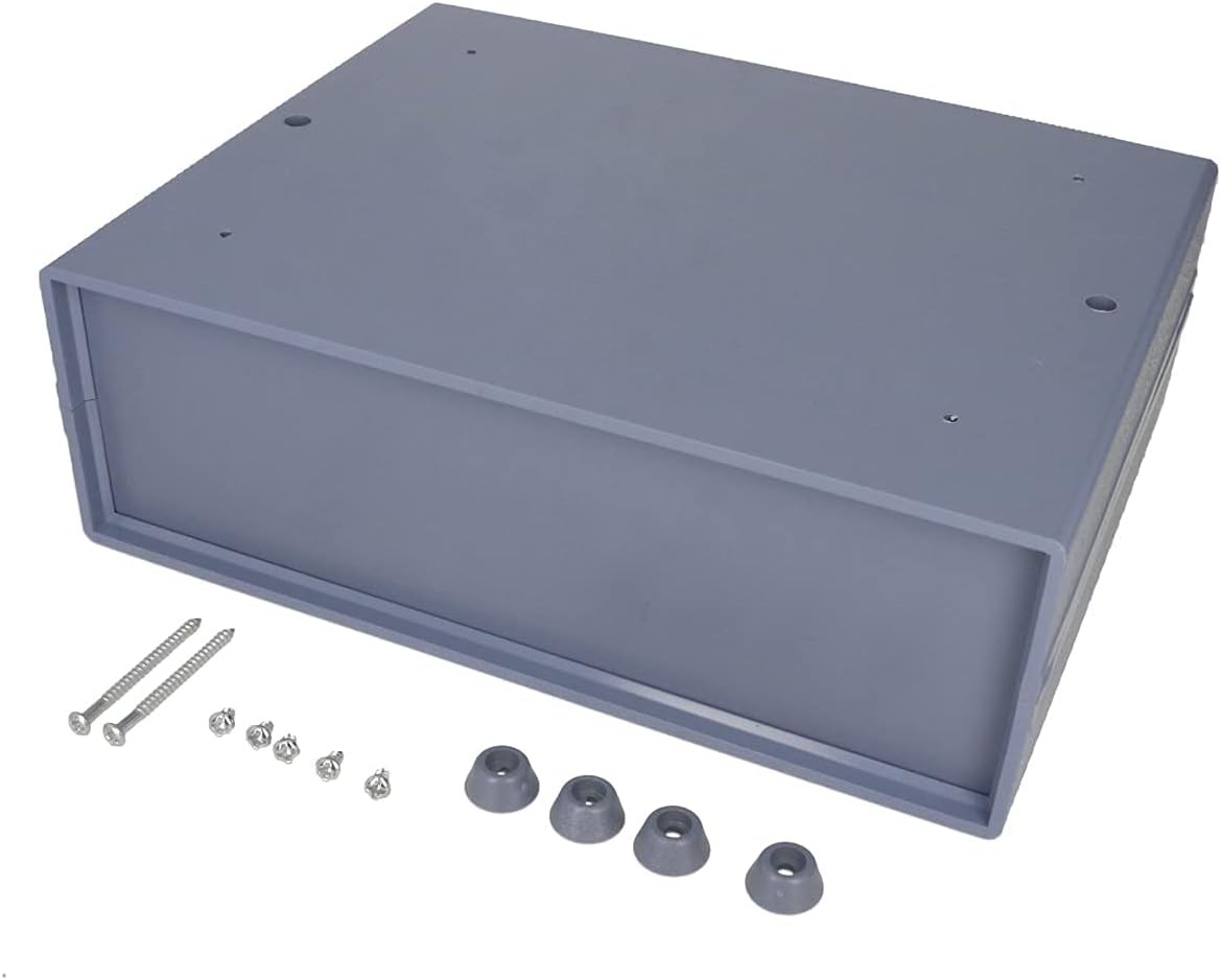 Fielect Junction Box Electrical Project ABS 1pcs 192x150x65mm, Gray
