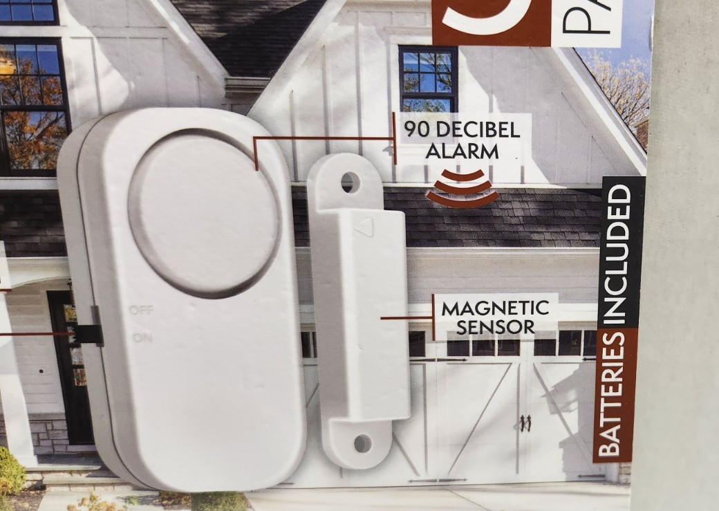 Space & Home Door & Window Security Kit New 5 Pack 90 Decibel Wireless