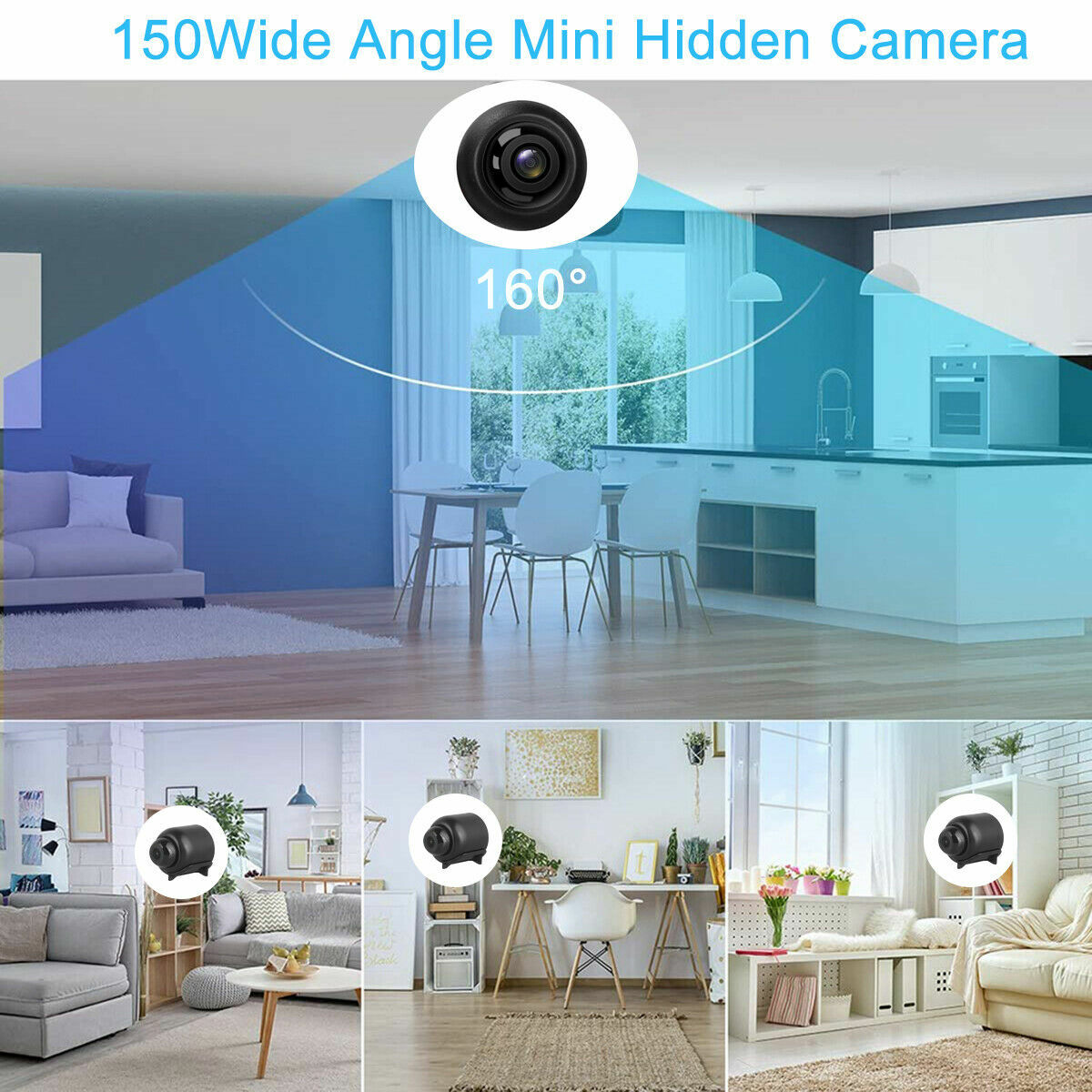 Mini Camera HD 1080P Video Camcorder Motion Detection Night Vision Security Cam