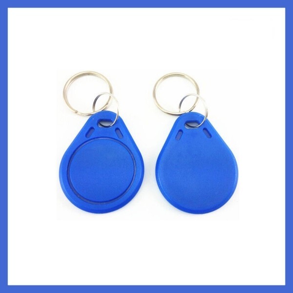 50PCS 13.56MHz 14443A MF1 S50 Small Smart IC Key Ring Tag Keyfob Token
