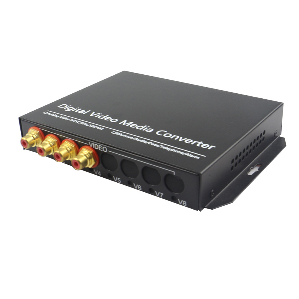 4CH Stereo Broadcast Audio Fiber Opitc Optical Media Converter Hi Fi