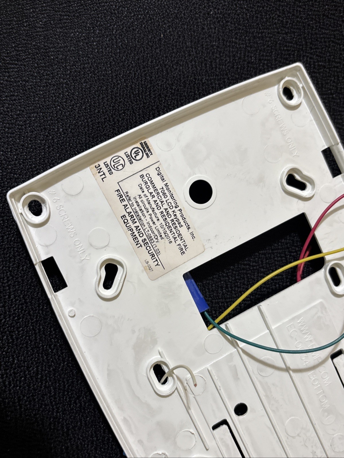 DMP 7060 LCD Keypads, White Home Security
