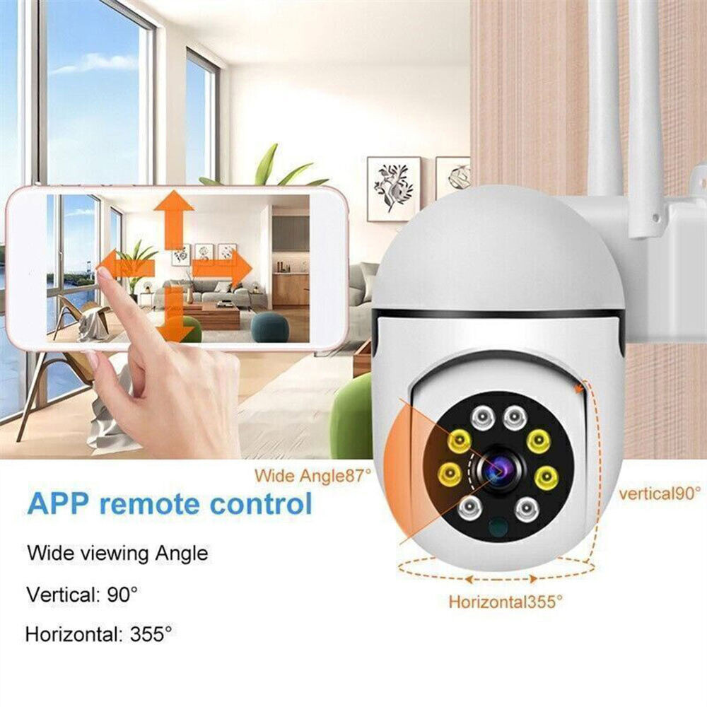 4PCS Camaras De Seguridad Para 360 5G WIFI Inalambrica Con Vision Nocturna Audio