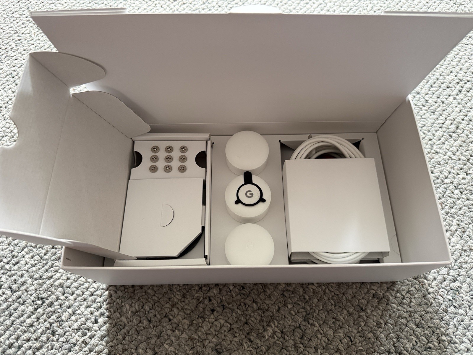 Google Nest Cam Indoor 1080p HD Wired Security Camera 3-Pack NC1104US