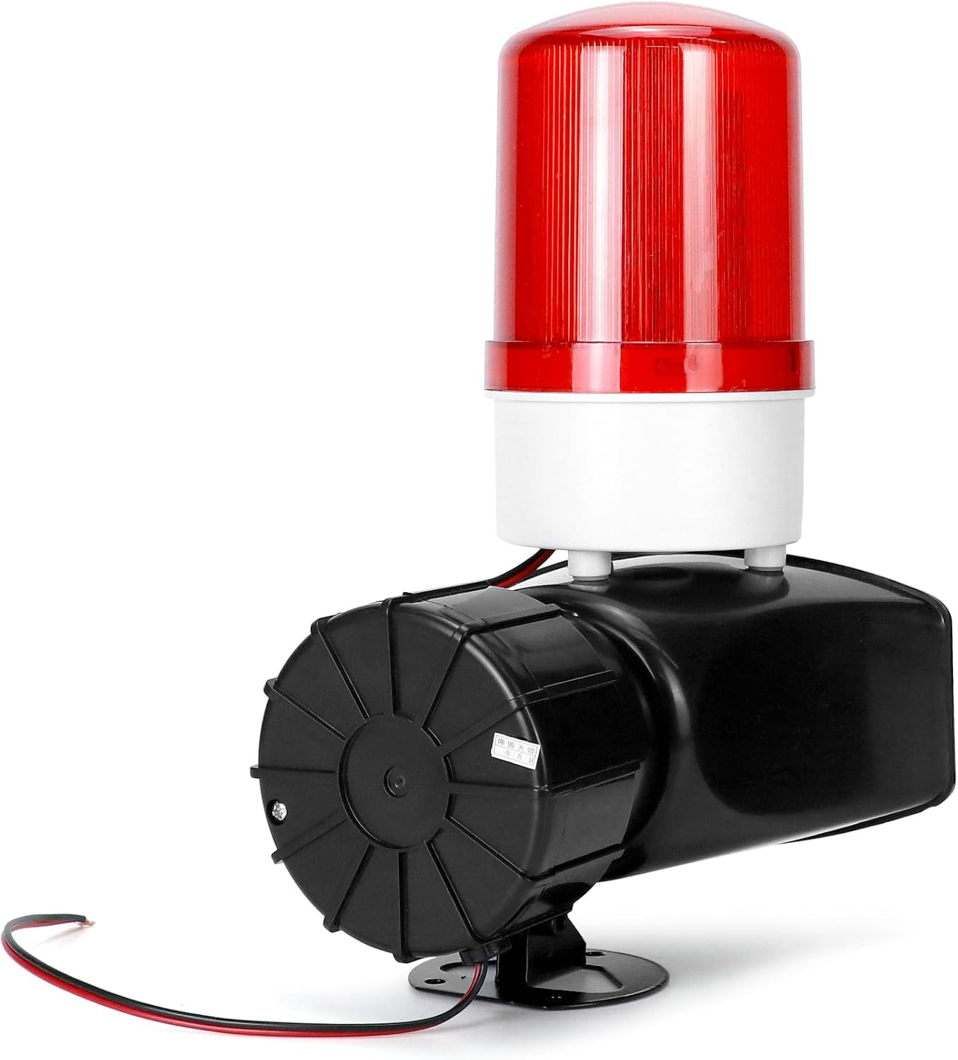 AC110V Sound and Light Alarm, 115Db High-Intensity Alarm with 90-150 Flashes per
