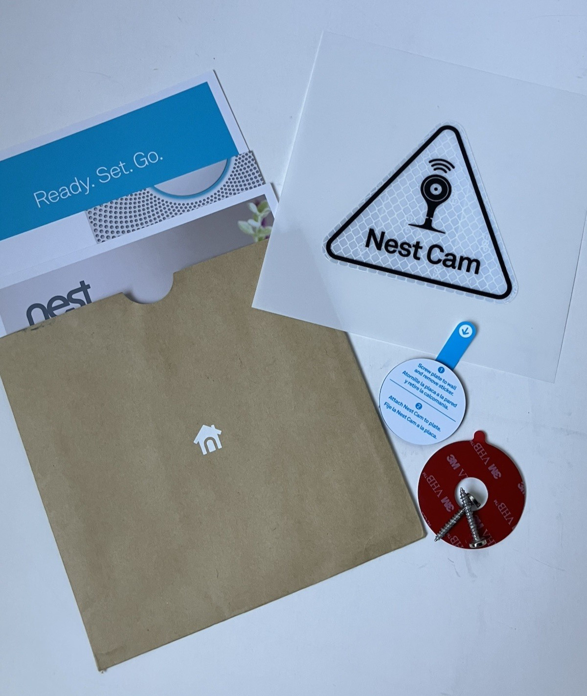 WORKING Indoor Nest Cam 1st Generation 1080p Security Camera + Accessories + Box