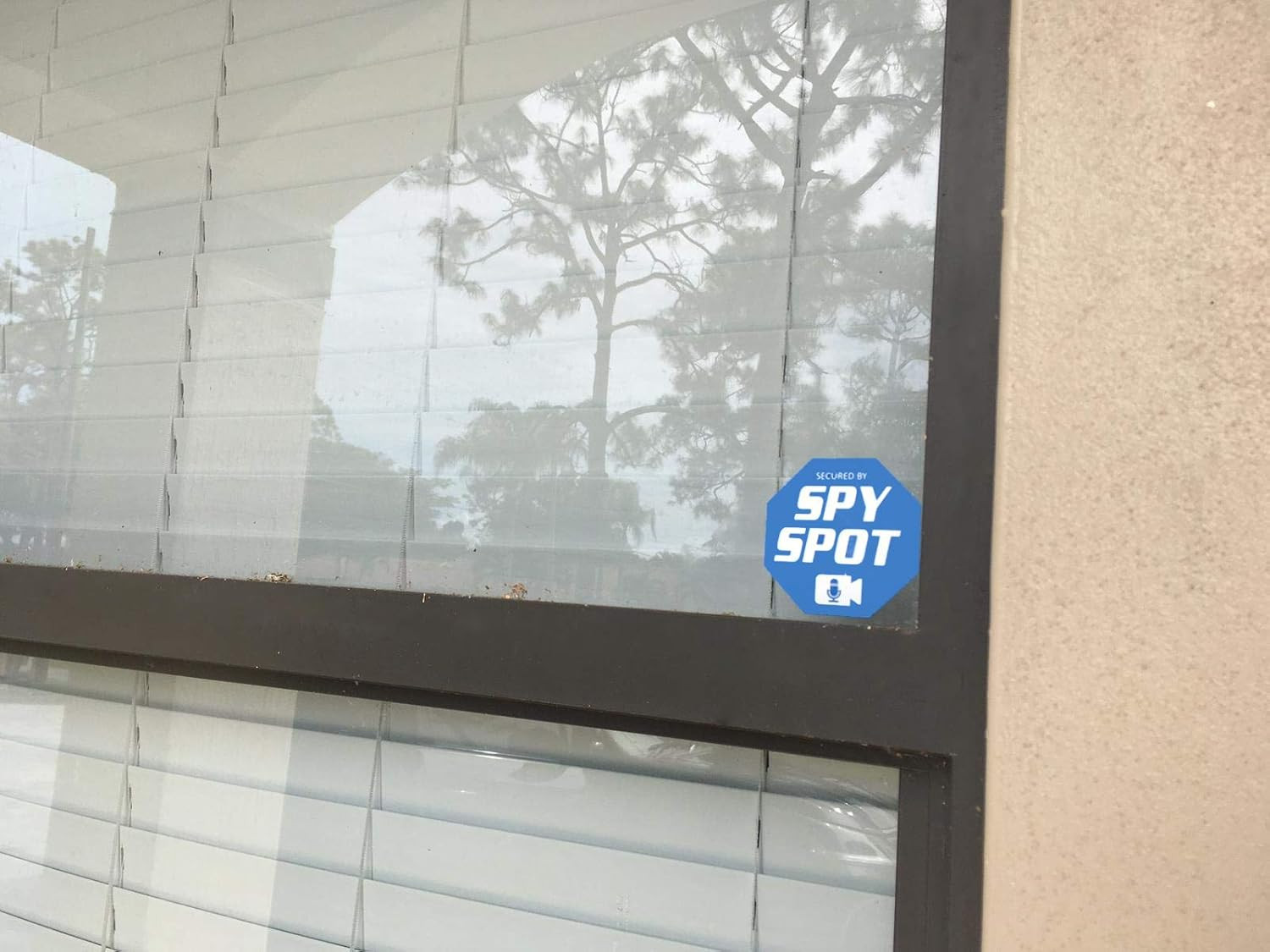 ADT Style Vinyl | 6 Pack | 3″ X 3″ | Double Sided | Alarm Security | Window Stic