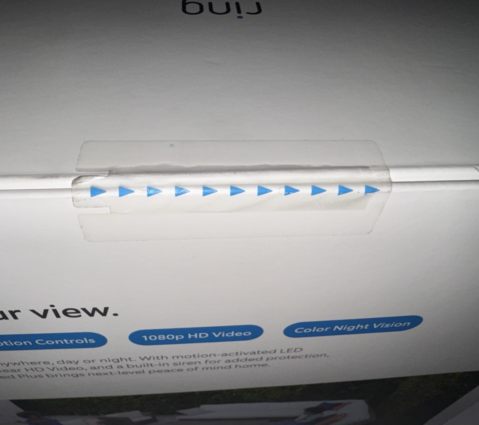 Ring Floodlight Cam Wired Plus Hardwired Wi-Fi Alexa 1080p White