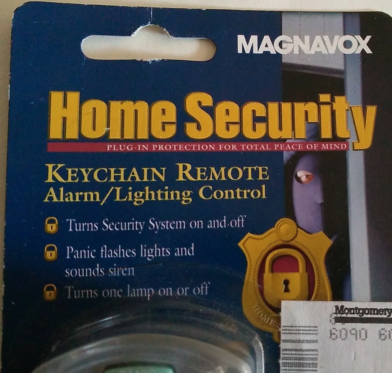 Magnavox Home Security Keychain Remote Alarm Lighting Control KST114MS 3 AAA bat