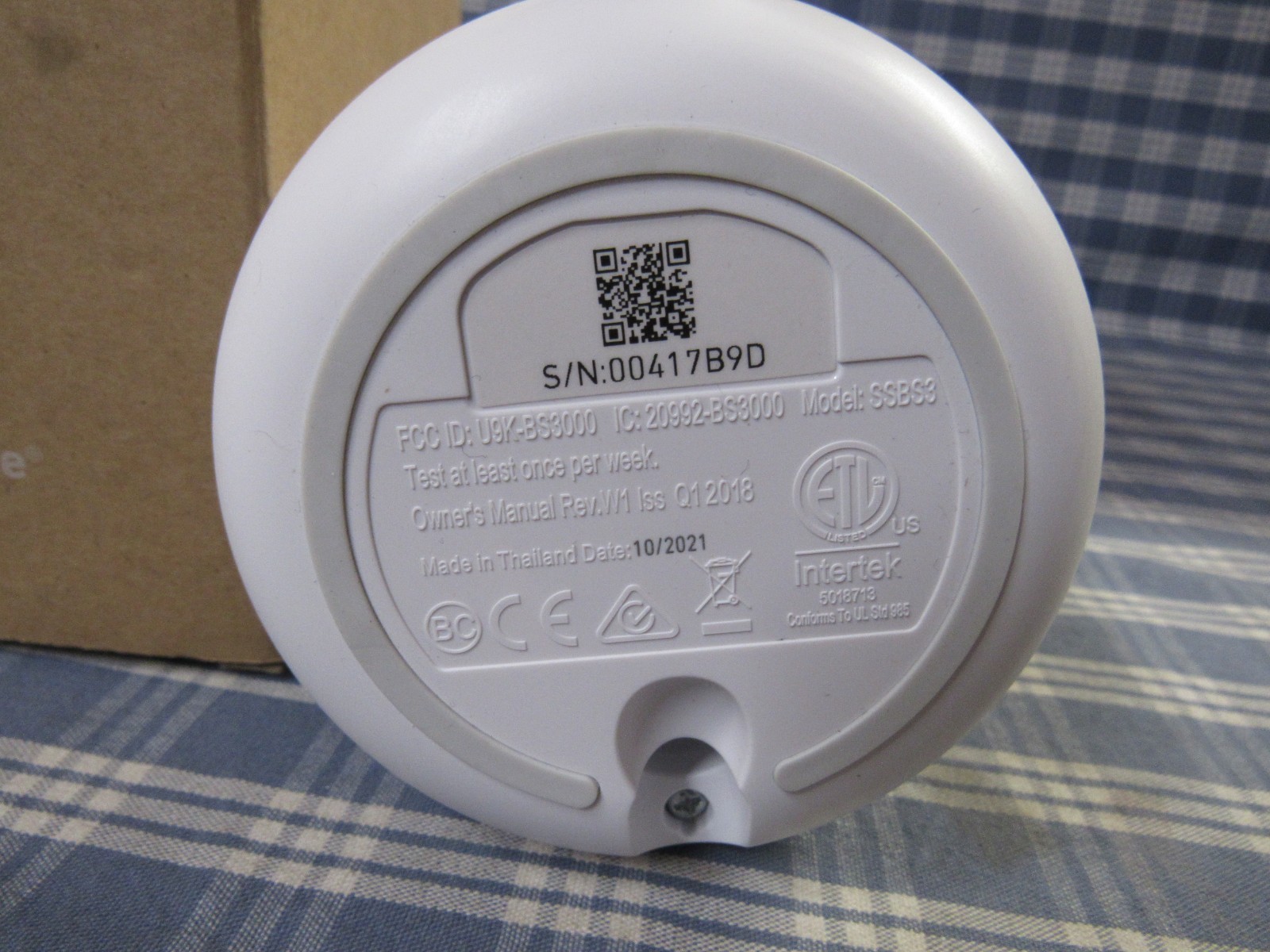 Simplisafe Home Security Base Station BS3W GEN 3 (Open Box) FAST FREE SHIPPING.