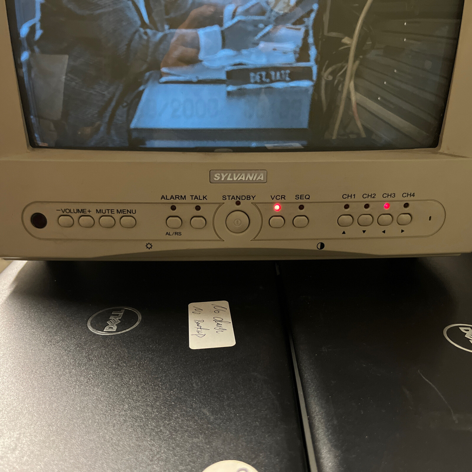 Sylvania SG14S1044R-A Observation 14” B&W Gaming Monitor Retro Vintage Works