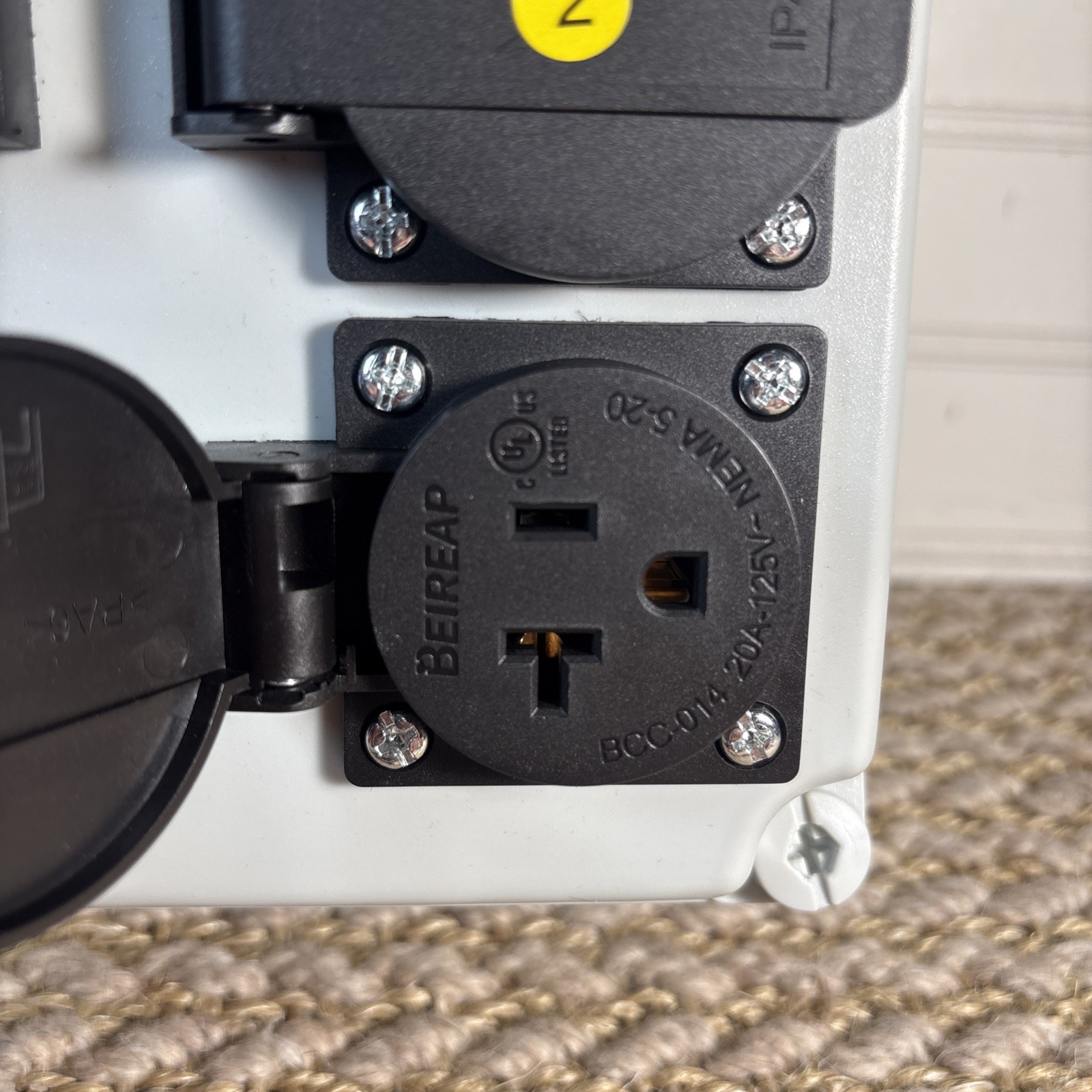 Power Distribution Box, 110V Electricity Meter 1*80A 4*20A FL+LS+METER