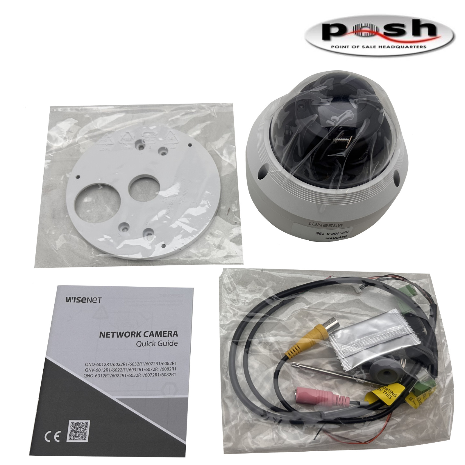 Wisenet Q series Network Camera IR Vandal Surveillance Outdoor Dome QNV-6082R1