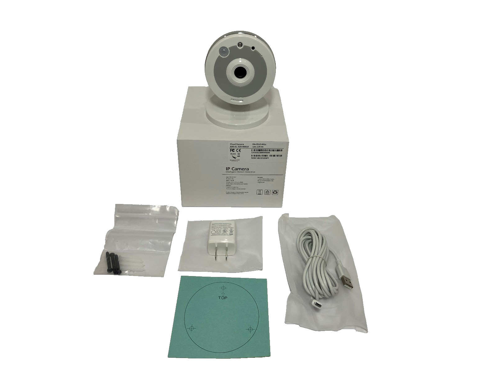 20 Lot 2GIG-CAM-100W Indoor HD 1.3 MP 1280×720 WiFi Ethernet IP PIR Camera NEW