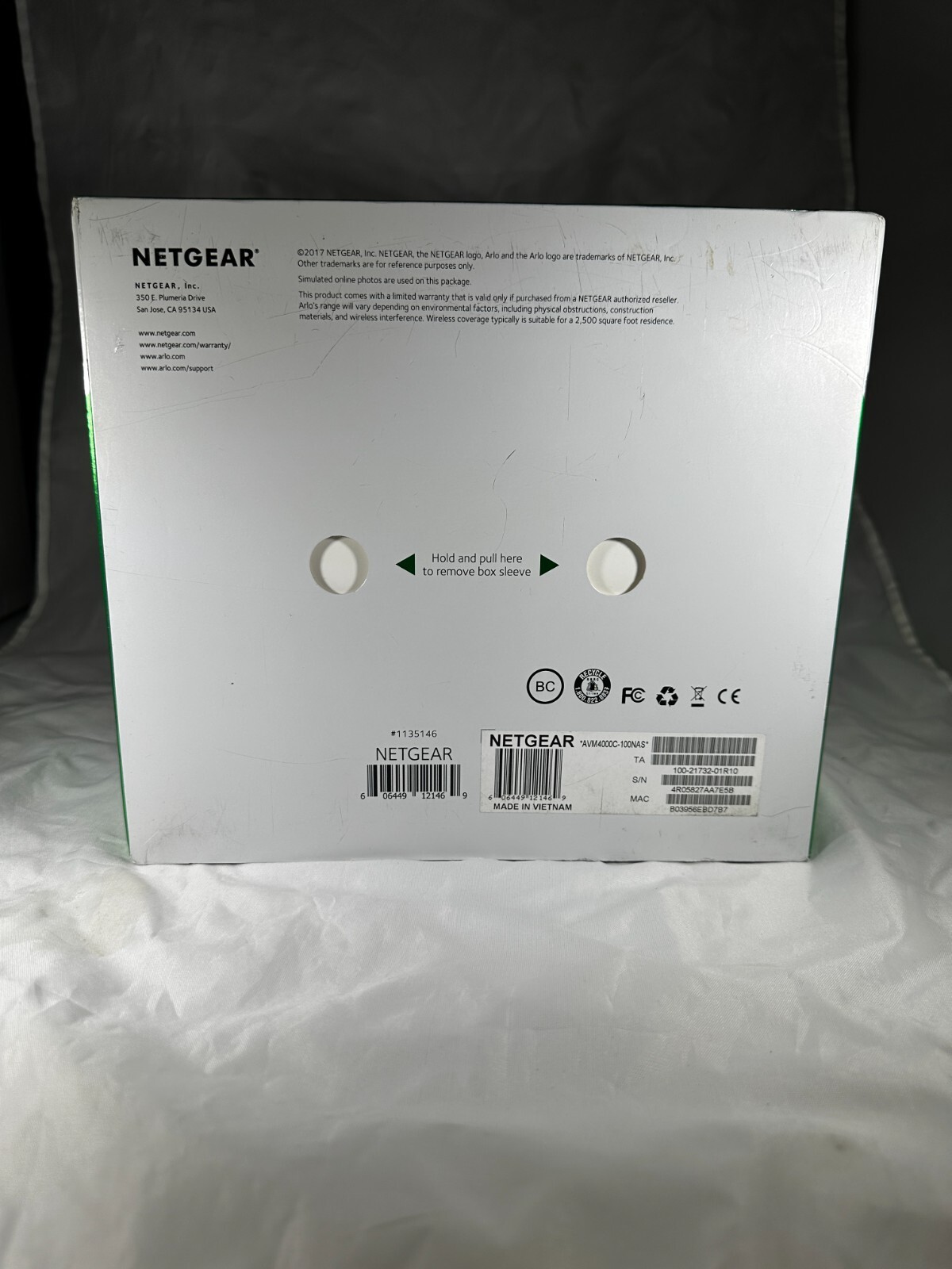 “Complete Netgear Arlo Pro AVM4000C Security System – 3 Cameras, Home Base