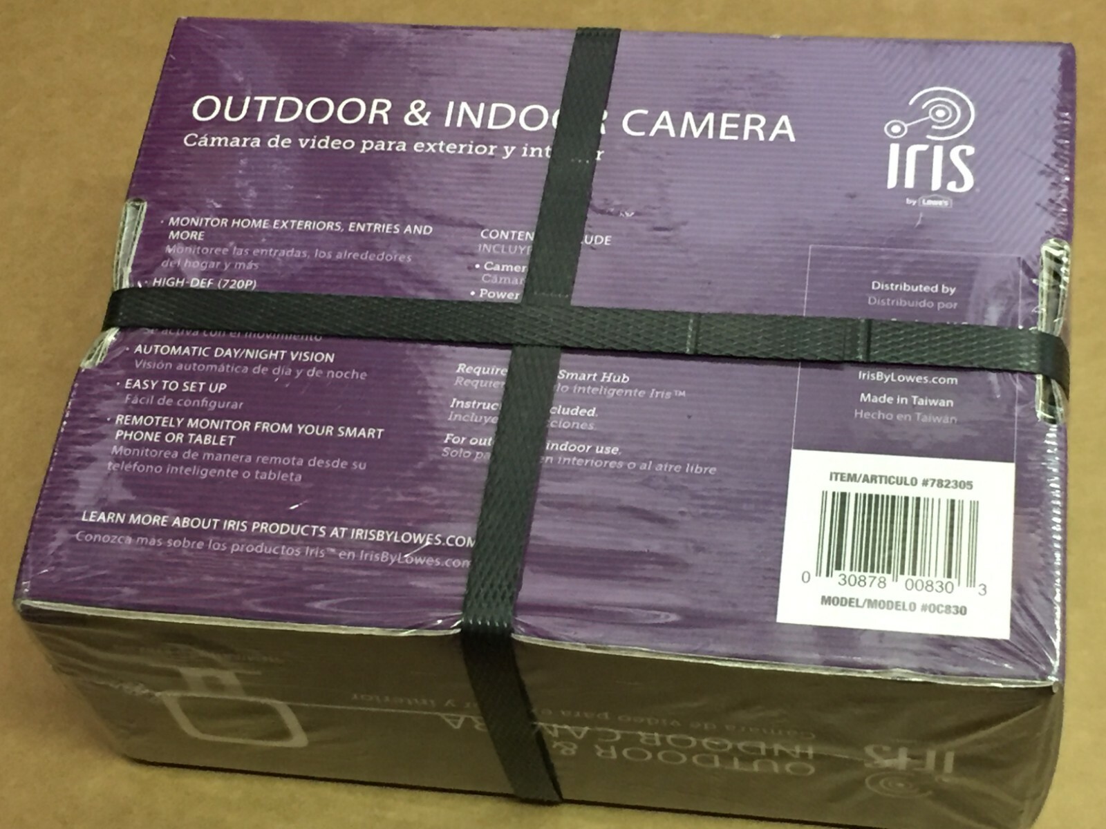 IRIS 782305 OUTDOOR & INDOOR SECURITY CAMERA HD NIGHT VISION MOTION TRIGGERED