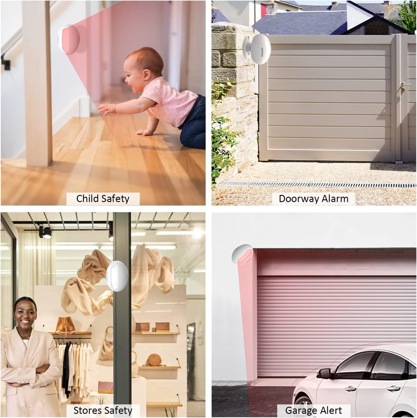 Wireless Motion Sensor Door 1 Receiver +1 Sensors, motion sensor doorbell