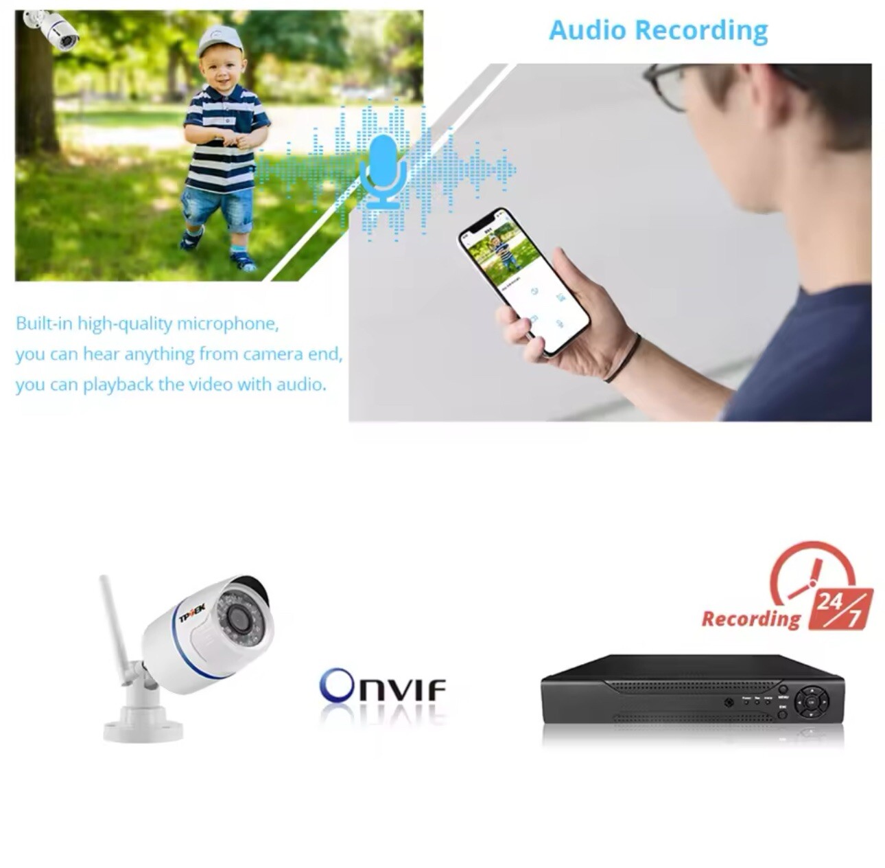 NEW 4MP 1080P IP WIFI HOME OFFICE HD SECURITY SURVEILLANCE WATERPROOF CAMERA